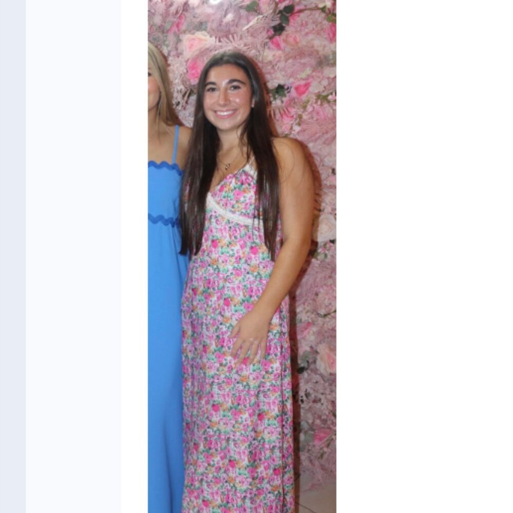 Floral Spaghetti Strap Maxi Dress